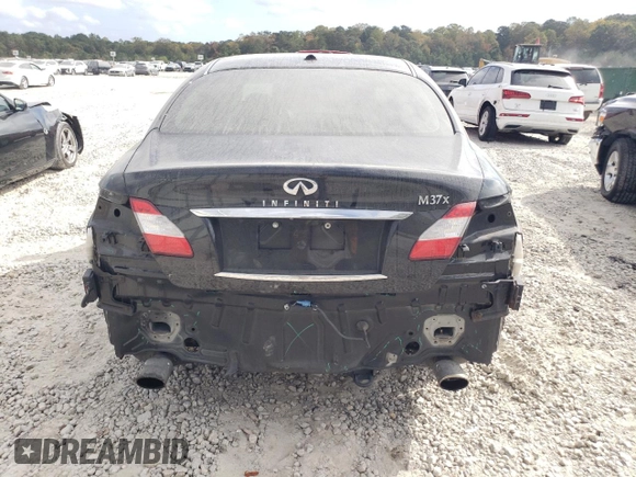 2011 Infiniti M37 with VIN JN1BY1AR7BM373474, listed as a Copart auction lot 78439854 with 147,235 mi miles and Salvage Title. Bid and sale history available at carsss.com. Image 6.
