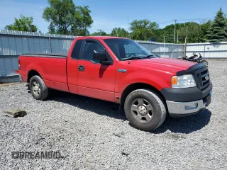 2005 Ford F-150 XL with VIN 1FTRF12255KC49318, listed as a Copart auction lot 62520105 with 118,268 mi miles and Clean title. Bid and sale history available at DreamBid. Image 4.