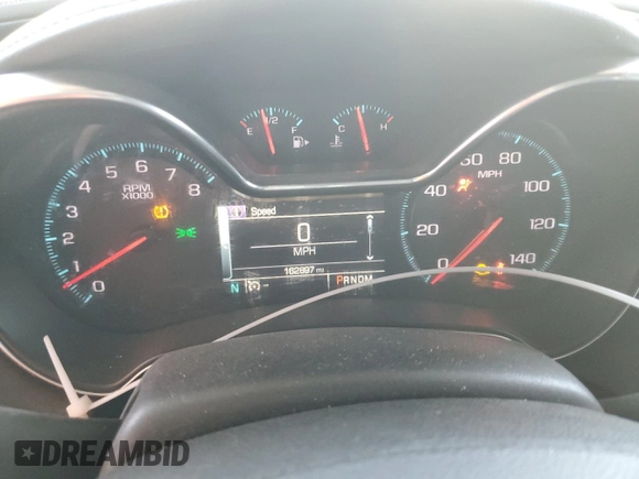 2016 Chevrolet Impala LT with VIN 2G1115S3XG9103781, listed as a Copart auction lot 87448734 with 162,897 mi miles and Salvage Title. Bid and sale history available at DreamBid. Image 9.