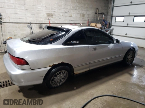 2001 Acura Integra LS with VIN JH4DC43561S000502, listed as a Copart auction lot 42435615 with 214,382 mi miles and Salvage Title. Bid and sale history available at carsss.com. Image 3.