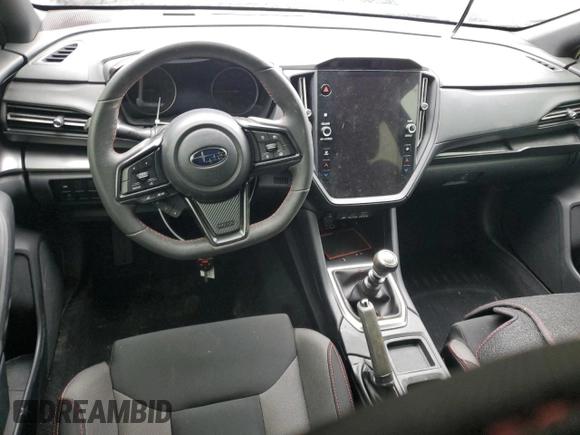 2024 Subaru WRX with VIN JF1VBAB69R9802245, listed as a Copart auction lot 41381875 with 17,573 mi miles and Salvage Title. Bid and sale history available at carsss.com. Image 8.