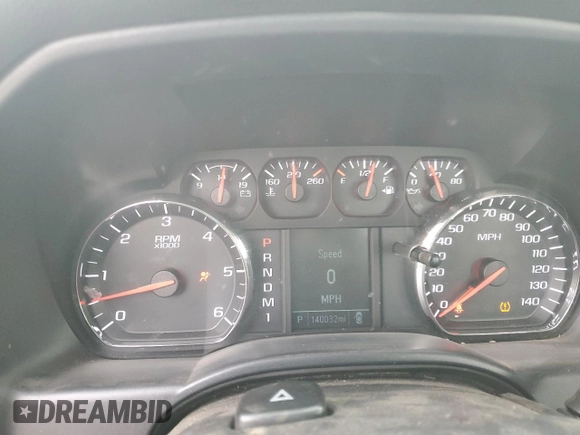 2016 Chevrolet Silverado 1500 with VIN 1GB0CUEG5GZ173902, listed as a Copart auction lot 43000865 with 140,032 mi miles and Salvage Title. Bid and sale history available at DreamBid. Image 9.