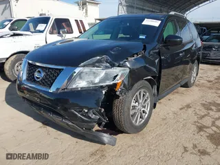 2015 Nissan Pathfinder S with VIN 5N1AR2MM0FC720419, listed as a IAAI auction lot 41580603 with 63,409 mi miles. Bid and sale history available at carsss.com. Image 18.