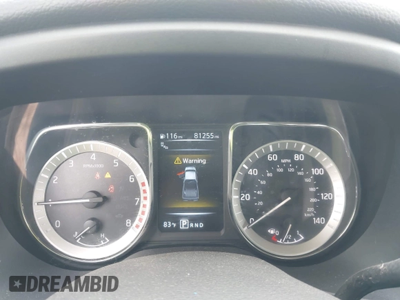 2018 Nissan Titan SV with VIN 1N6AA1E65JN506719, listed as a IAAI auction lot 42162605 with 81,255 mi miles. Bid and sale history available at carsss.com. Image 7.