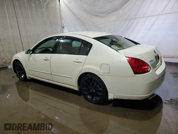 2008 Nissan Maxima 3.5 SL with VIN 1N4BA41E58C836653, listed as a Copart auction lot 47417485 with 215,419 mi miles and Salvage Title. Bid and sale history available at carsss.com. Image 2.