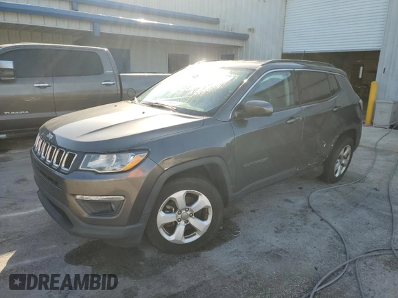 2019 Jeep Compass Altitude with VIN 3C4NJCBB4KT789164, listed as a Copart auction lot 44864535 with 174,406 mi miles and Non Repairable. Bid and sale history available at carsss.com. Image 1.