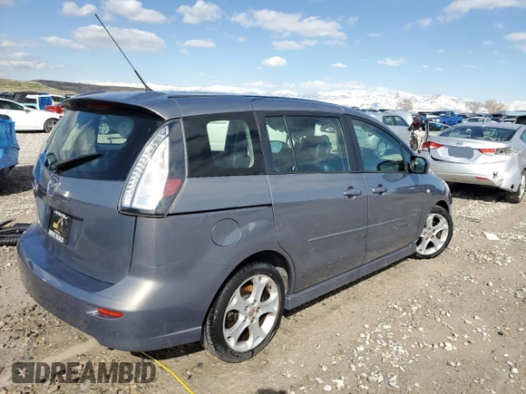 2009 Mazda 5 Touring with VIN JM1CR29L290348021, listed as a Copart auction lot 49879525 with 84,285 mi miles and Salvage title. Bid and sale history available at DreamBid. Image 3.