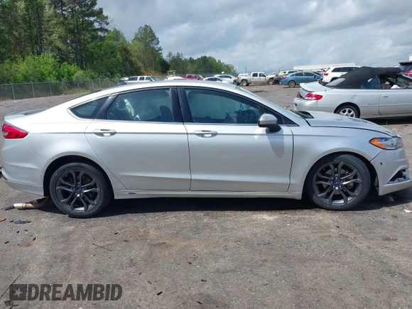 2018 Ford Fusion SE with VIN 3FA6P0HD2JR276250, listed as a IAAI auction lot 41954803 with 1 mi miles. Bid and sale history available at carsss.com. Image 13.