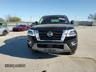 2023 Nissan Armada SV with VIN JN8AY2AD8P9693887, listed as a Copart auction lot 50410685 with 30,355 mi miles and Salvage title. Bid and sale history available at DreamBid. Image 12.