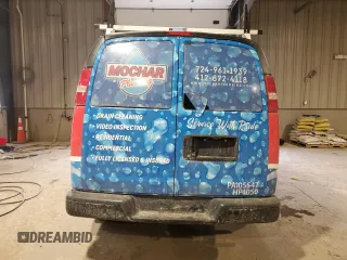2019 Chevrolet Express Cargo with VIN 1GCWGAFP1K1170896, listed as a Copart auction lot 46810785 with Not provided miles and Salvage title. Bid and sale history available at DreamBid. Image 6.