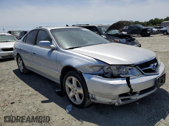 2003 Acura TL Type S w/Navigation System with VIN 19UUA56983A011961, listed as a Copart auction lot 54785113 with 96,697 mi miles and Salvage Title. Bid and sale history available at carsss.com. Image 4.