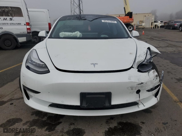 2020 Tesla Model 3 Standard Range Plus with VIN 5YJ3E1EA9LF661618, listed as a Copart auction lot 85731934 with NaN miles and Salvage Title. Bid and sale history available at carsss.com. Image 5.