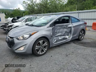 2014 Hyundai Elantra z VIN KMHDH6AH5EU023898, wystawiony jako Copart lot #57201485 z przebiegiem 115 101 mil mil oraz Szkody całkowita. Historia ofert i sprzedaży dostępna na DreamBid. Obrazek 1.
