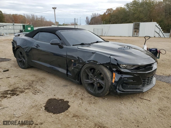 2019 Chevrolet Camaro 2SS with VIN 1G1FH3D7XK0141052, listed as a Copart auction lot 82774954 with 45,095 mi miles and Salvage Title. Bid and sale history available at carsss.com. Image 4.
