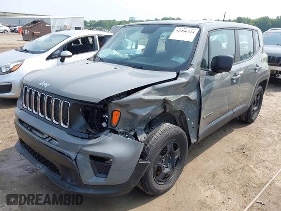 2020 Jeep Renegade Sport with VIN ZACNJAAB9LPL03220, listed as a IAAI auction lot 42486314 with 100,290 mi miles and . Bid and sale history available at DreamBid. Image 17.