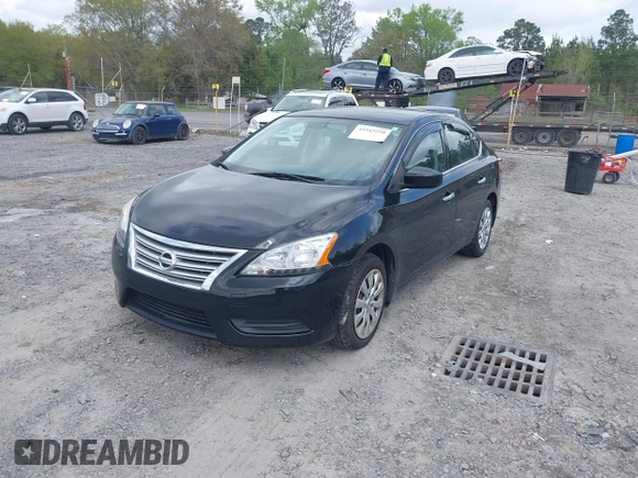 2015 Nissan Sentra SV with VIN 3N1AB7AP4FY368203, listed as a IAAI auction lot 41943298 with 115,375 mi miles. Bid and sale history available at carsss.com. Image 2.