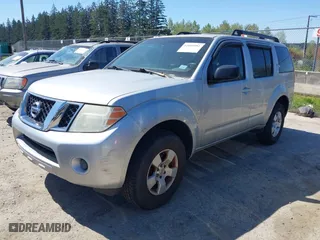 2008 Nissan Pathfinder LE with VIN 5N1AR18B98C624083, listed as a IAAI auction lot 42069981 with 163,678 mi miles. Bid and sale history available at carsss.com. Image 2.