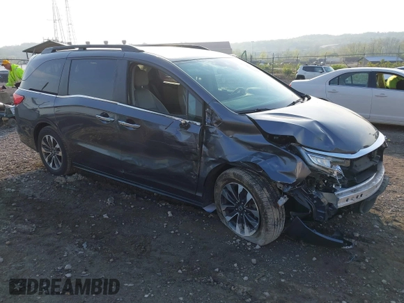 2022 Honda Odyssey EX-L с VIN 5FNRL6H78NB052651, выставлен на аукционе IAAI как лот 42154729 с пробегом 23 миль миль и . История ставок и продаж доступна на DreamBid. Изображение 1.