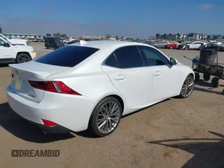 2015 Lexus IS 250 with VIN JTHBF1D25F5069558, listed as a IAAI auction lot 42664732 with 47,263 mi miles and . Bid and sale history available at DreamBid. Image 4.