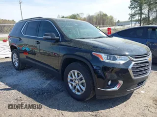 2021 Chevrolet Traverse LT Cloth with VIN 1GNERGKW8MJ202324, listed as a IAAI auction lot 41901862 with 58,898 mi miles. Bid and sale history available at carsss.com. Image 1.