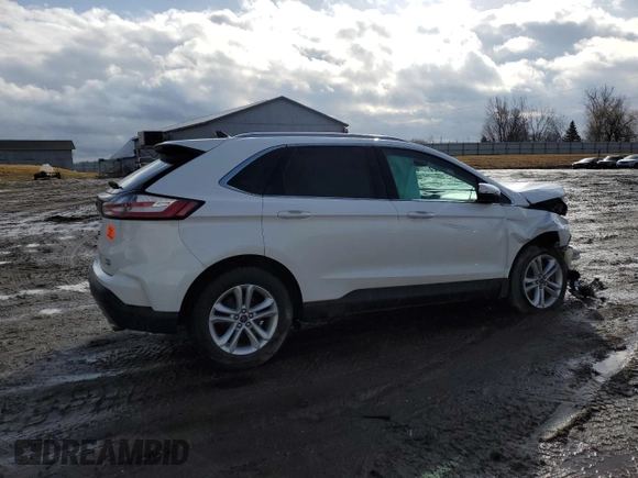 2020 Ford Edge SEL with VIN 2FMPK4J92LBB59890, listed as a Copart auction lot 48023155 with 0 mi miles and Non Repairable. Bid and sale history available at carsss.com. Image 3.