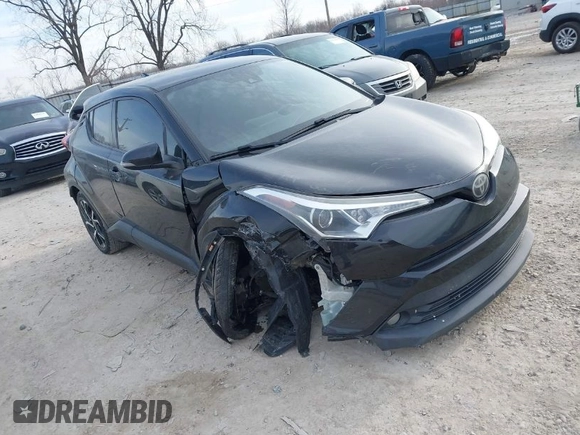 2018 Toyota C-HR XLE with VIN NMTKHMBX9JR001731, listed as a IAAI auction lot 41835918 with 138,087 mi miles. Bid and sale history available at carsss.com. Image 1.
