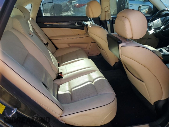2014 Hyundai Equus Signature with VIN KMHGH4JH9EU083832, listed as a Copart auction lot 50416535 with 92,508 mi miles and Salvage Title. Bid and sale history available at DreamBid. Image 10.