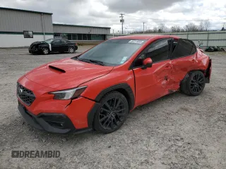 2022 Subaru WRX Premium с VIN JF1VBAF68N9009703, выставлен на аукционе Copart как лот 53311605 с пробегом 42 898 миль миль и Списание • Salvage title. История ставок и продаж доступна на DreamBid. Изображение 1.
