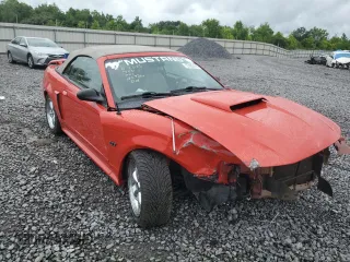 2001 Ford Mustang GT Deluxe with VIN 1FAFP45X01F203123, listed as a Copart auction lot 57983415 with Not provided miles and Salvage title. Bid and sale history available at DreamBid. Image 4.