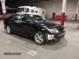 2012 Toyota Camry L with VIN 4T1BF1FK7CU171455, listed as a IAAI auction lot 41656701 with 1 mi miles. Bid and sale history available at carsss.com. Image 1.