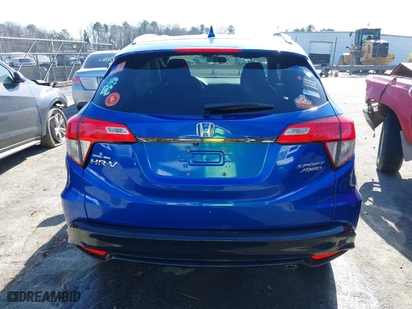 2022 Honda HR-V Sport with VIN 3CZRU6H19NM723520, listed as a IAAI auction lot 41475045 with 57,439 mi miles. Bid and sale history available at carsss.com. Image 16.