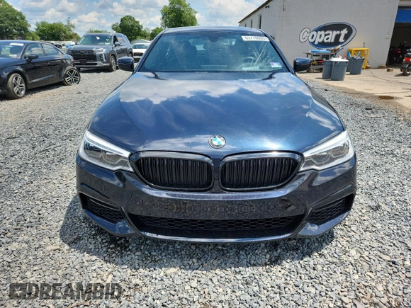 2017 BMW 5 Series 540i with VIN WBAJE5C31HG916954, listed as a Copart auction lot 63770695 with 81,546 mi miles and Salvage title. Bid and sale history available at DreamBid. Image 5.