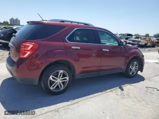 2016 Chevrolet Equinox LTZ with VIN 2GNALDEK5G6194448, listed as a Copart auction lot 51976045 with 104,695 mi miles and Salvage Title. Bid and sale history available at carsss.com. Image 3.