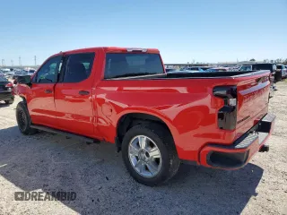 2020 Chevrolet Silverado 1500 Custom with VIN 3GCPWBEK9LG336880, listed as a Copart auction lot 48061365 with 92,820 mi miles and Salvage Title. Bid and sale history available at carsss.com. Image 2.
