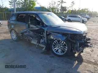 2019 Land Rover Range Rover Sport HSE with VIN SALWR2RV3KA819505, listed as a IAAI auction lot 41943336 with 64,827 mi miles. Bid and sale history available at carsss.com. Image 1.