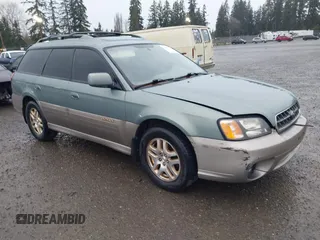 2003 Subaru Legacy Outback Limited with VIN 4S3BH686337620396, listed as a IAAI auction lot 41857240 with 208,574 mi miles and . Bid and sale history available at DreamBid. Image 1.