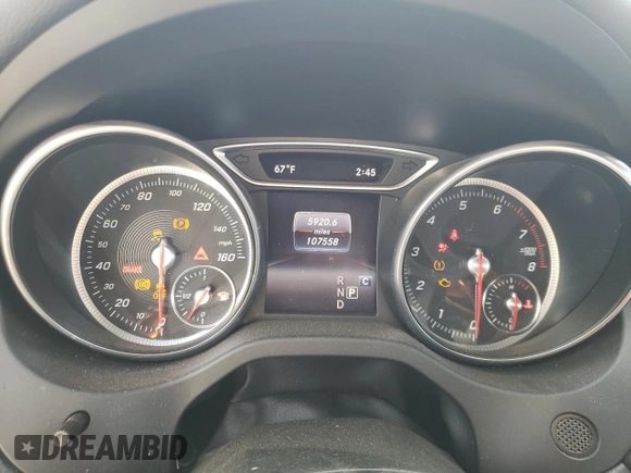 2018 Mercedes-Benz CLA with VIN WDDSJ4EB7JN533819, listed as a Copart auction lot 43959063 with 107,558 mi miles. Bid and sale history available at carsss.com. Image 9.