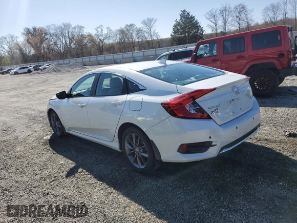 2019 Honda Civic Sedan EX with VIN 19XFC1F33KE011691, listed as a Copart auction lot 49576805 with 40,782 mi miles and Salvage Title. Bid and sale history available at carsss.com. Image 2.