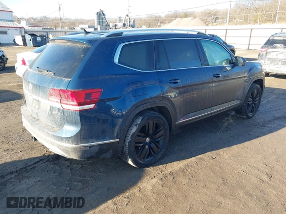 2019 Volkswagen Atlas SEL Premium with VIN 1V2NR2CA3KC541913, listed as a IAAI auction lot 41684000 with 66,731 mi miles and . Bid and sale history available at DreamBid. Image 4.
