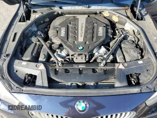 2012 BMW 5 Series GT 550i xDrive with VIN WBASP4C54CC899853, listed as a Copart auction lot 62847714 with 141,034 mi miles and Salvage Title. Bid and sale history available at carsss.com. Image 13.