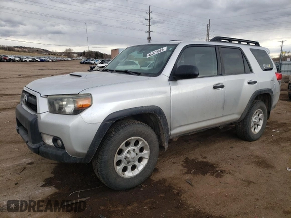 2010 Toyota 4Runner Trail with VIN JTEBU5JR5A5002043, listed as a Copart auction lot 45320055 with 240,519 mi miles and Salvage Title. Bid and sale history available at DreamBid. Image 1.