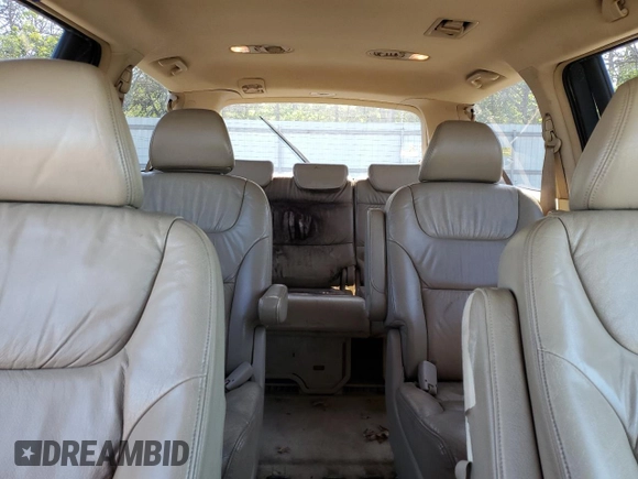 2005 Honda Odyssey EX-L with VIN 5FNRL38735B040552, listed as a Copart auction lot 57435355 with 183,768 mi miles and Salvage title. Bid and sale history available at DreamBid. Image 10.