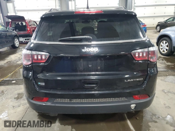 2020 Jeep Compass Limited with VIN 3C4NJCCB2LT169140, listed as a Copart auction lot 58001495 with 97,379 mi miles and Salvage title. Bid and sale history available at DreamBid. Image 6.