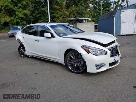 2017 Infiniti Q70 3.7 with VIN JN1BY1PR6HM210685, listed as a Copart auction lot 73644754 with Not provided miles and Salvage title. Bid and sale history available at DreamBid. Image 4.