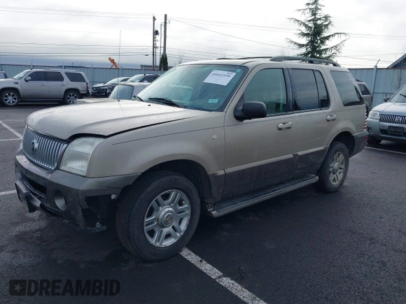 2004 Mercury Mountaineer Convenience z VIN 4M2ZU86K84ZJ52753, wystawiony jako IAAI lot #41611159 z przebiegiem 210 768 mil mil oraz . Historia ofert i sprzedaży dostępna na DreamBid. Obrazek 2.