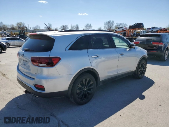 2020 Kia Sorento LX V6 with VIN 5XYPGDA55LG696915, listed as a Copart auction lot 49315785 with 84,170 mi miles and Salvage Title. Bid and sale history available at carsss.com. Image 3.
