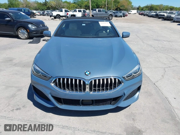 2022 BMW 8 Series 840i with VIN WBADZ4C02NCH76601, listed as a IAAI auction lot 41828172 with 23,168 mi miles. Bid and sale history available at carsss.com. Image 12.