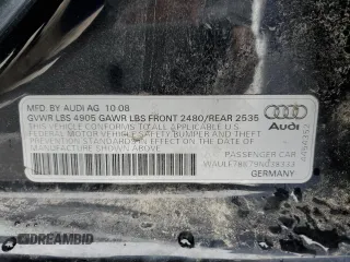 2009 Audi A4 2.0T Prem with VIN WAULF78K79N038333, listed as a Copart auction lot 47379525 with 141,040 mi miles and Clean Title. Bid and sale history available at carsss.com. Image 12.