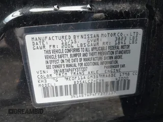 2015 Nissan Sentra SR with VIN 3N1AB7AP4FY377337, listed as a IAAI auction lot 41537192 with Not Provided miles and . Bid and sale history available at carsss.com. Image 9.