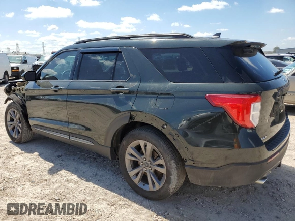 2022 Ford Explorer XLT z VIN 1FMSK7DH5NGC38366, wystawiony jako Copart lot #56390465 z przebiegiem 24 909 mil mil oraz Szkoda całkowita • Salvage title. Historia ofert i sprzedaży dostępna na DreamBid. Obrazek 2.